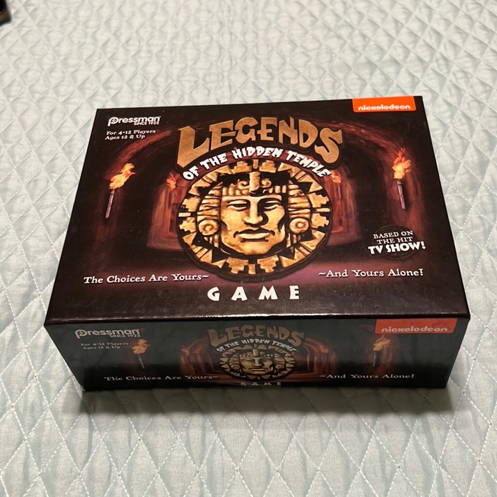 Nickelodeon Legends of the Hidden Temple Board Game - Black and Gold